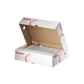 Horizontálna archivačná krabica Esselte 80 mm, Biela